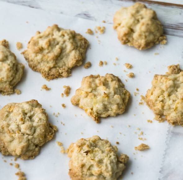 Schnelle Apfelcrumbles