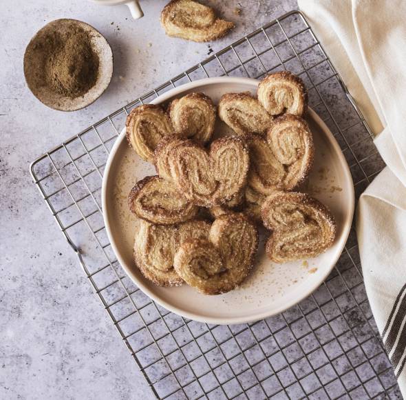 Schweinsöhrchen mit Zimt-Zucker
