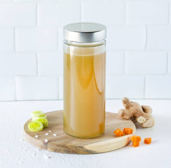 Selbst gemachte Knochenbrühe