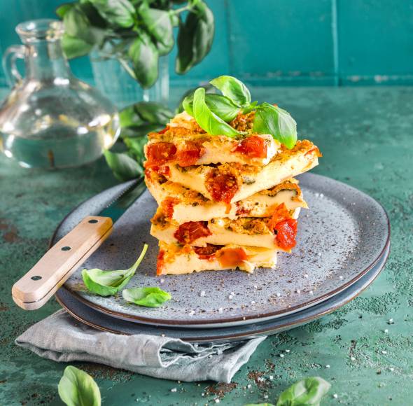 Tomate-Mozzarella-Frittata