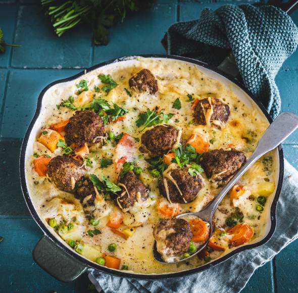 Hackfleisch-Makkaroni-Auflauf für den Monsieur Cuisine | ZauberMix Hackfleisch-Makkaroni-Auflauf für den Monsieur Cuisine | ZauberMix