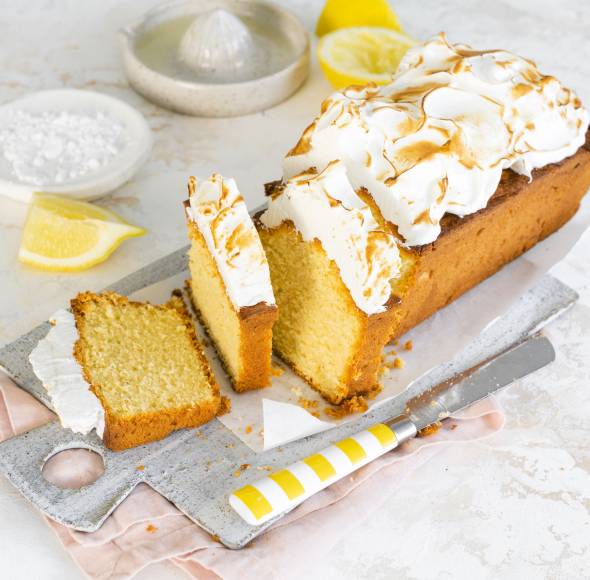 Zitronenkuchen mit Baiser