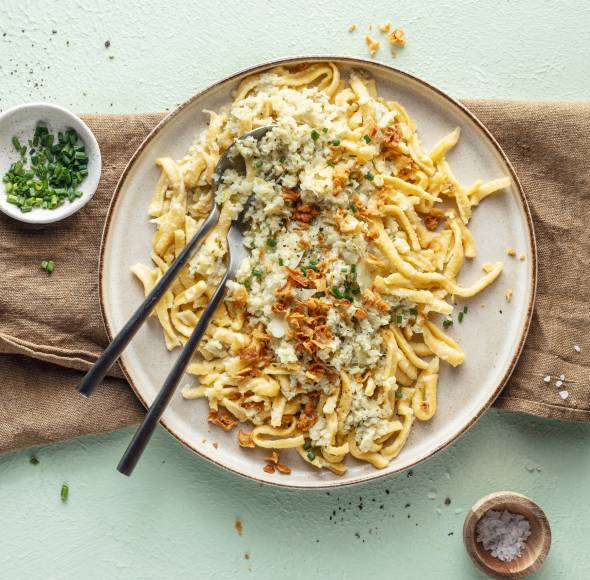 Spaghetti Tomate Mozzarella im Monsieur Cuisine | ZauberMix