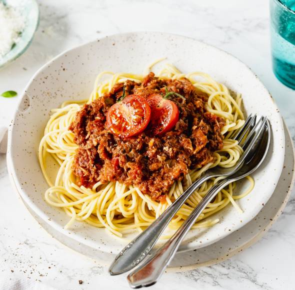 Spaghetti mit Fleischbällchen im Monsieur Cuisine | ZauberMix