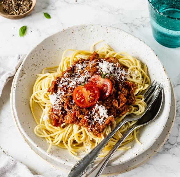 Thunfisch-Spaghetti