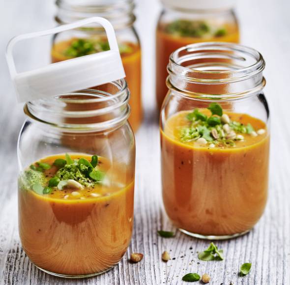 Tomatensuppe aus Rösttomaten