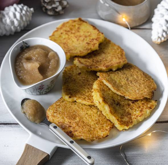 Weltbeste Reibekuchen mit Butterschmalz