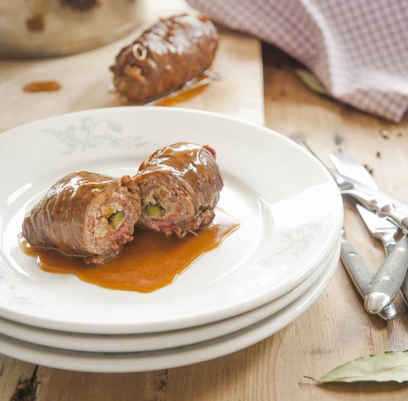 Klassische Rinderrouladen