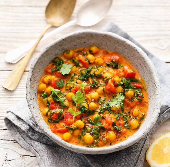 Veganes Kichererbsencurry