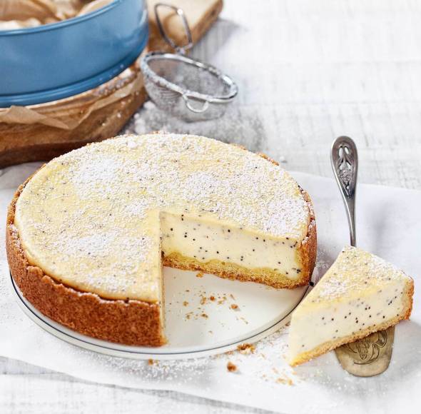 Käsekuchen mit Mohnschicht | ZauberMix