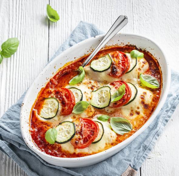 Ofenhähnchen Tomate-Mozzarella