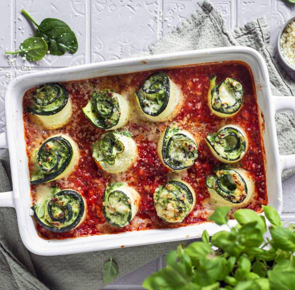 Überbackene Erbsen-Ricotta-Röllchen mit dem Monsieur Cuisine | ZauberMix