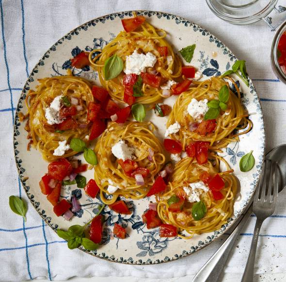 3-Käse-Spaghettinester