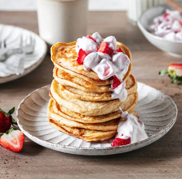 Hafer-Skyr-Pancakes