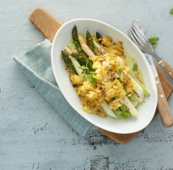 Spargellasagne mit Schinken mit dem Monsieur Cuisine | ZauberMix Spargellasagne mit Schinken mit dem Monsieur Cuisine | ZauberMix