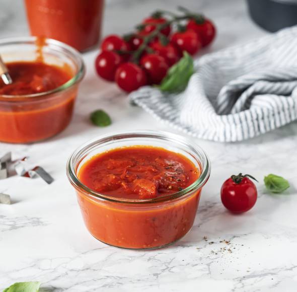 Cremige Tomatensoße mit dem Monsieur Cuisine | ZauberMix