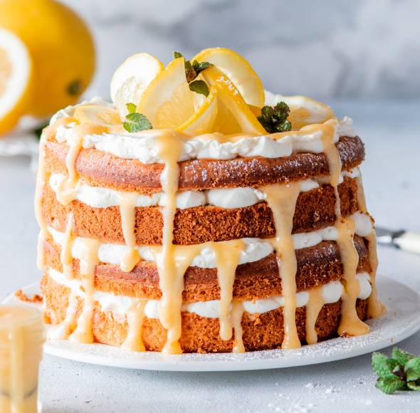 Lemon-Curd Torte