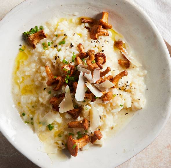 Risotto mit Pfifferlingen