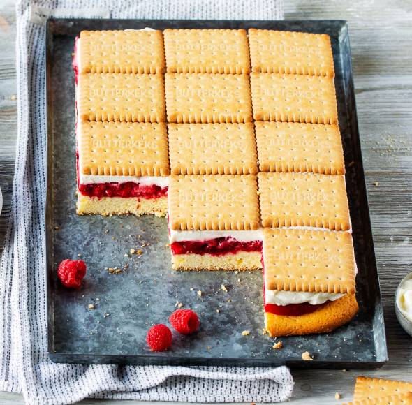 Zauberkuchen mit Himbeeren aus dem Monsieur Cuisine | ZauberMix