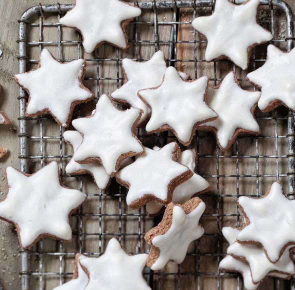 Zimtsterne mit 5 Zutaten