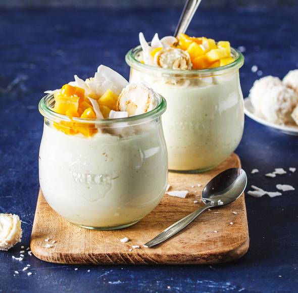 Erdbeer-„Raffaello“-Eis | ZauberMix