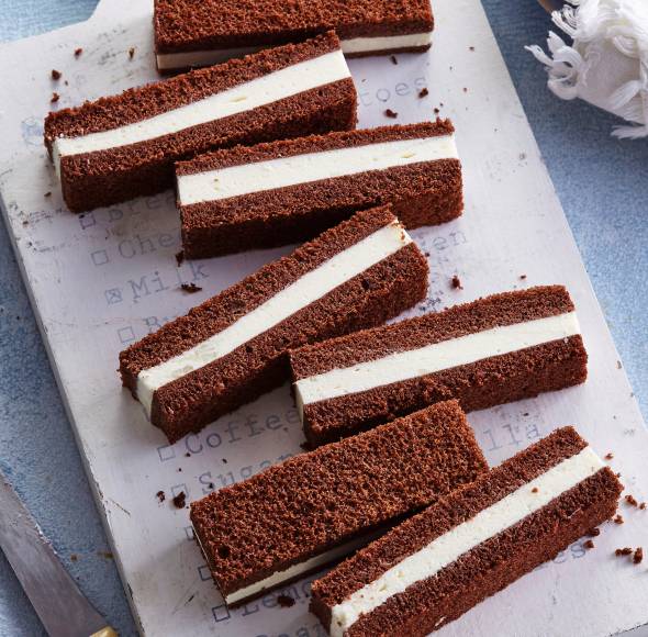 Selbst gemachte „Milchschnitten“