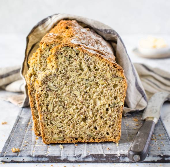 Dinkelbrot mit Blitzteig ohne Hefe