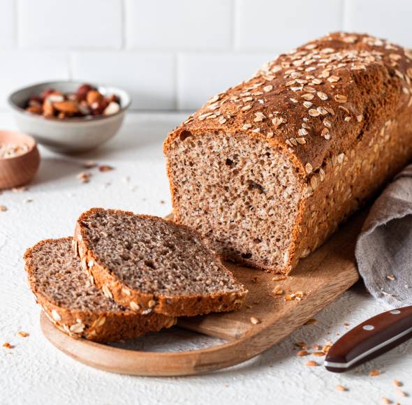 Einfaches und gesundes Dinkelbrot