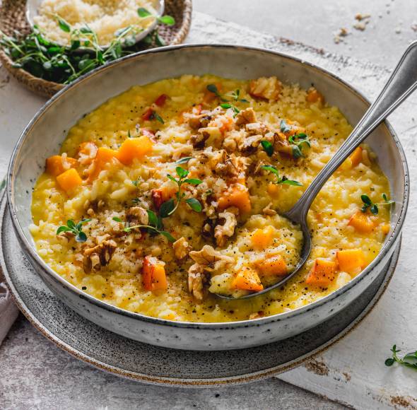 Kürbisrisotto