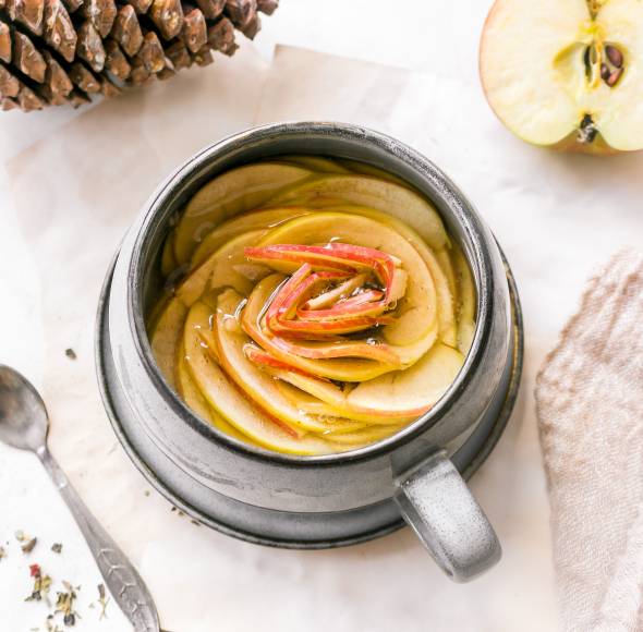 Apfelrose-Kräutertee