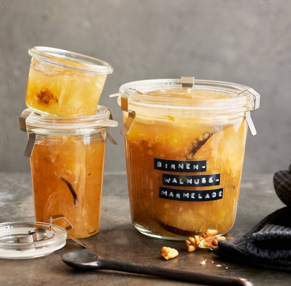Birnen-Walnuss-Konfitüre