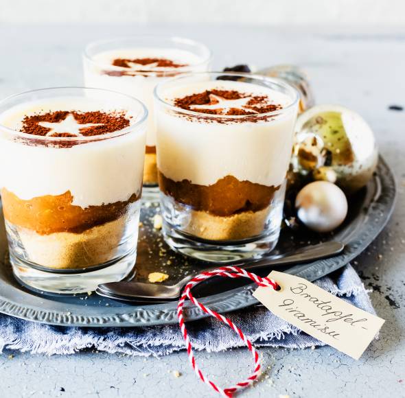 Bratapfel-Tiramisu