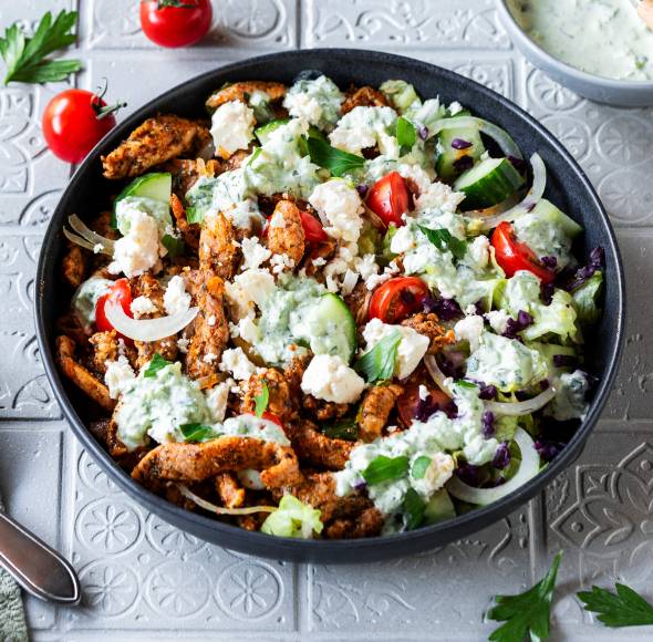 Low-Carb-Dönerteller