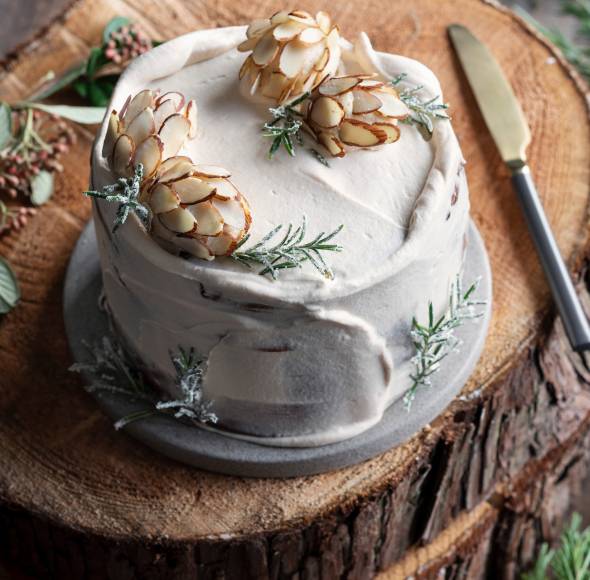 Pannettone mit Sahne