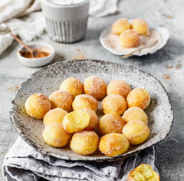 Apfelballen so saftig vom Blech im Monsieur Cuisine | ZauberMix