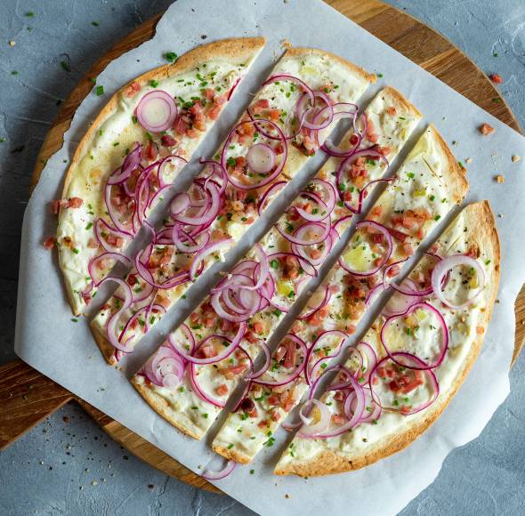 Wrap-Flammkuchen