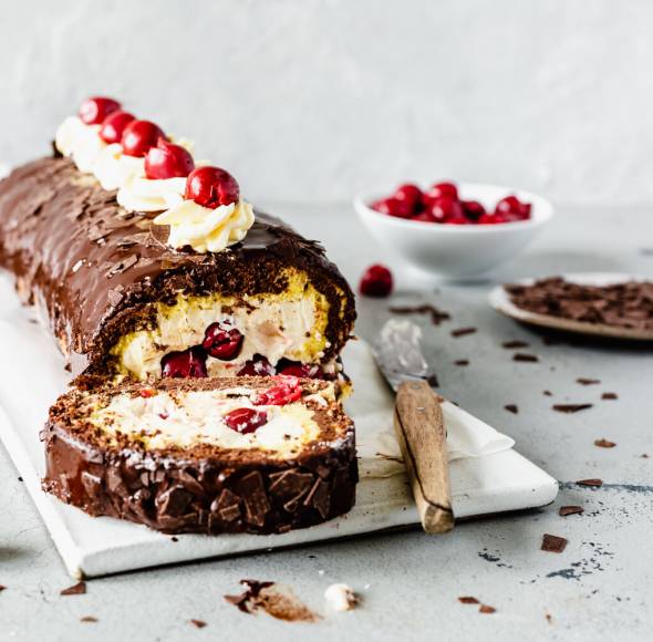 Donauwelle Biskuitrolle