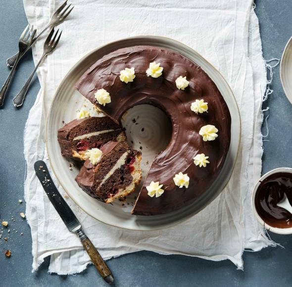 Donauwellen-Gugelhupf