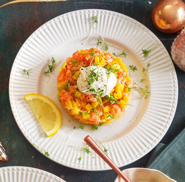 Lachs-Mango-Tartar
