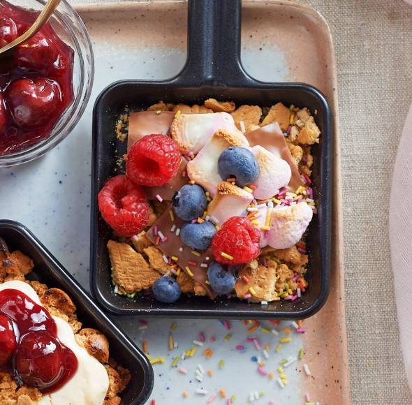 Marshmallow-Pfännchen für die Kids