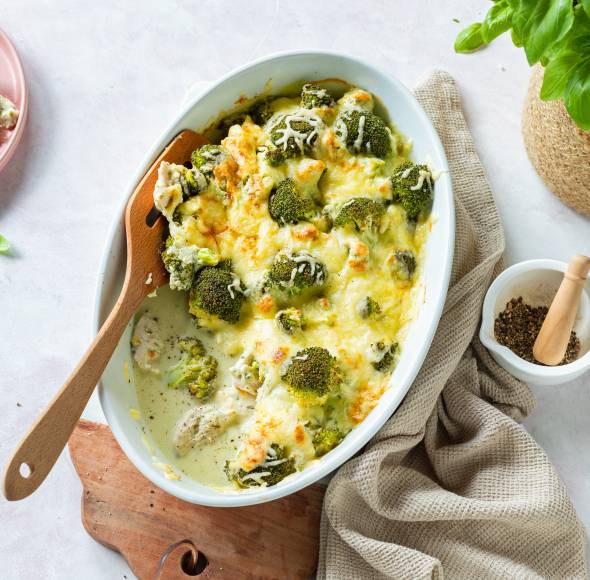 Hähnchen-Brokkoli-Auflauf