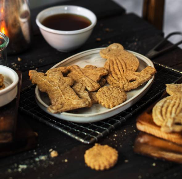 Klassische Spekulatiusplätzchen