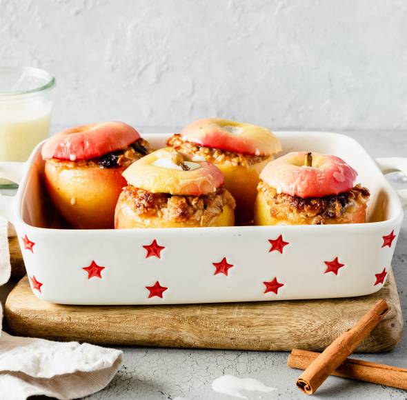 Bratapfel Crumble Schichtdessert | ZauberMix