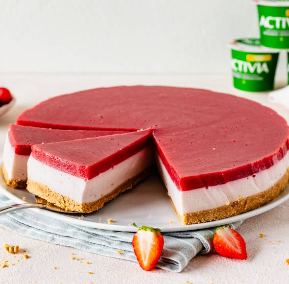 Schnelle Joghurt-Torte ohne Backen