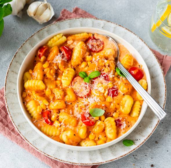 15-Minuten-Gnocchi mit Mais