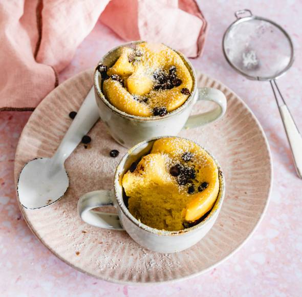 Chocolate-Chip-Tassenkuchen