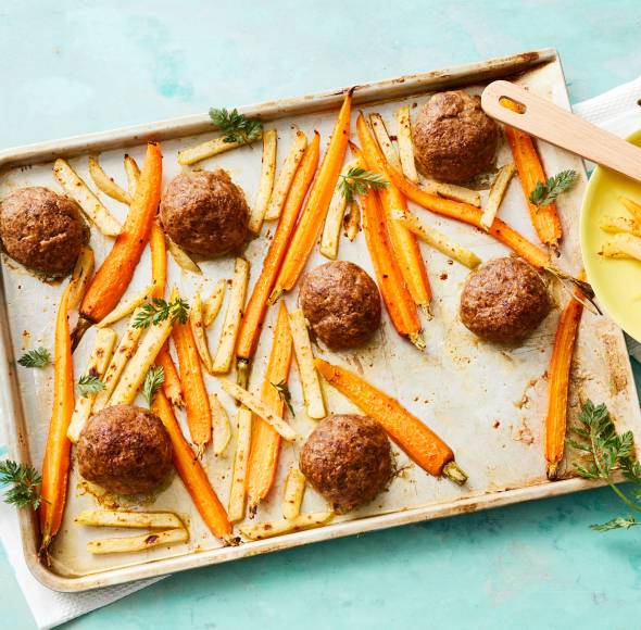 Einfache Ofen-Frikadellen