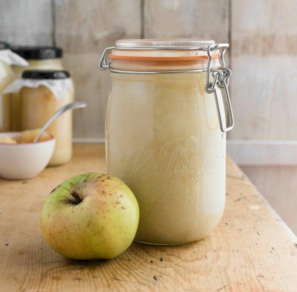 Einfaches 2-Kilo-Apfelmus