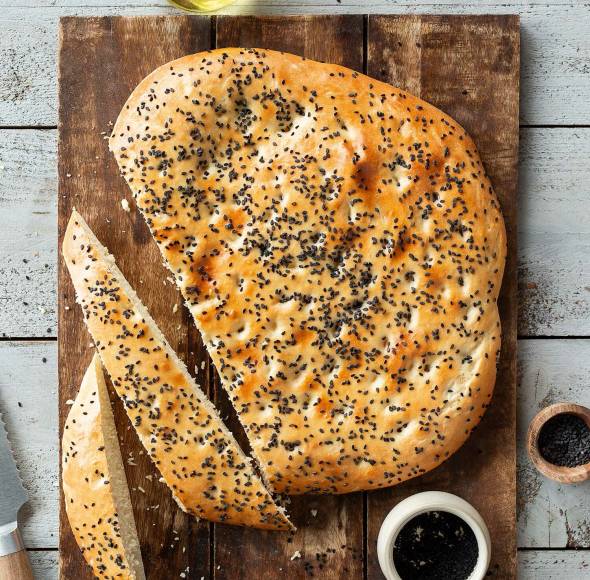 Fladenbrot ohne Hefe