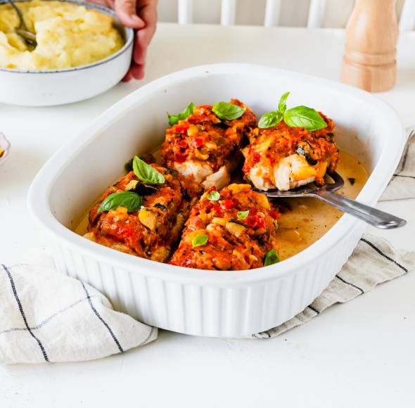 Piraten-Schlemmerfisch mit Stampf